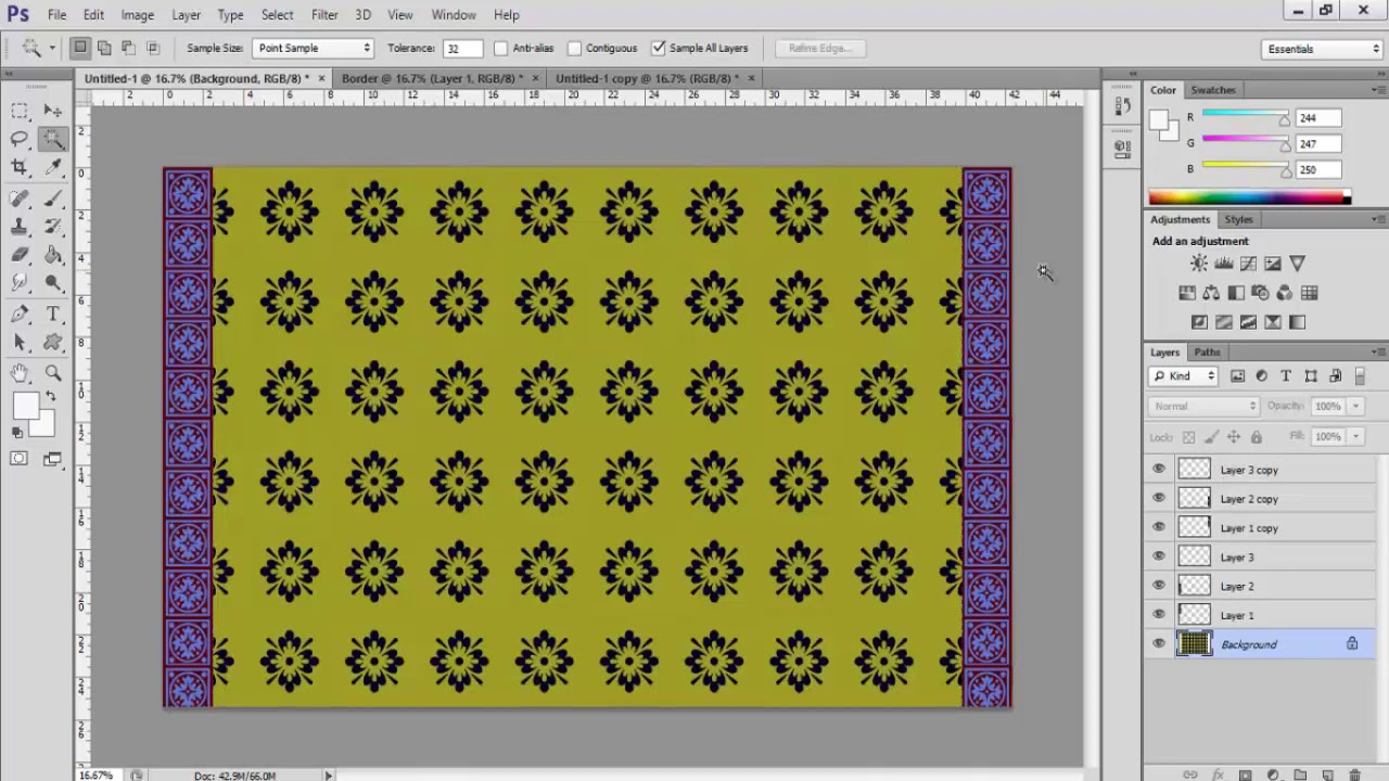 Adobe Photoshop for Textile Design Module 1: Saree Designing
