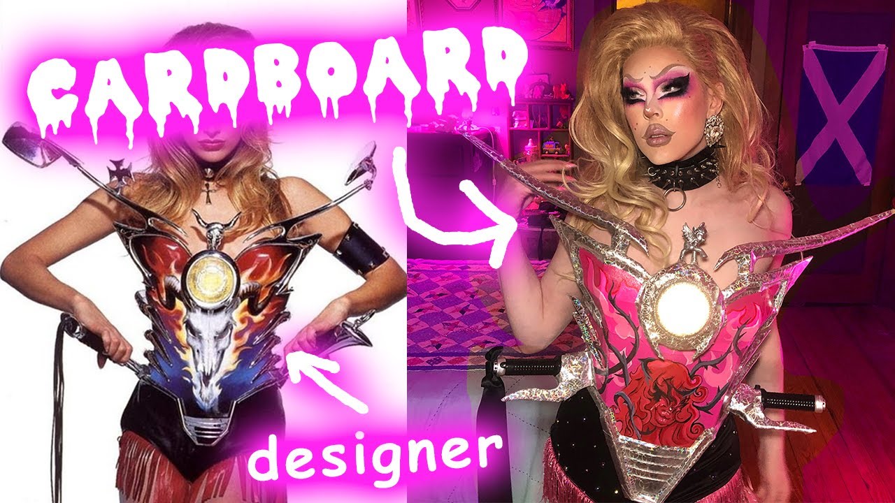 i made the MUGLER MOTORCYCLE // DIY Drag Queen Costume