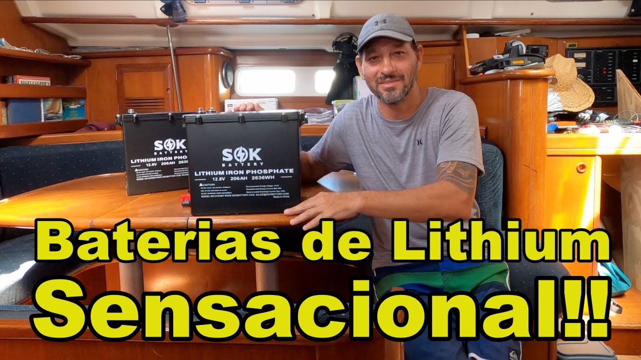 101 l RESULTADO SENSACIONAL!! Novas BATERIAS DE LITHIUM para o veleiro Liberdade