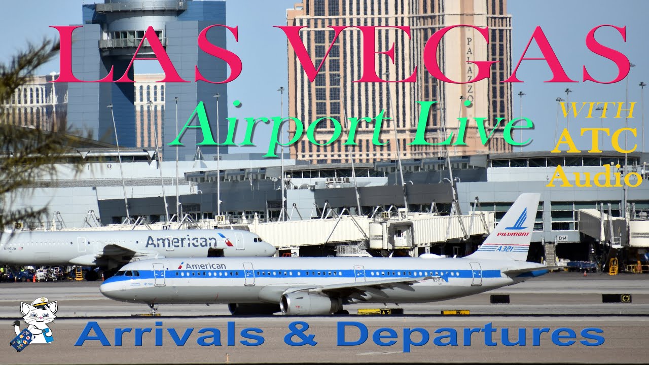 🔴 LIVE from Las Vegas Airport: LAS Arrivals & Departures ATC Audio & Nonstop 4-Camera Plane Spotting