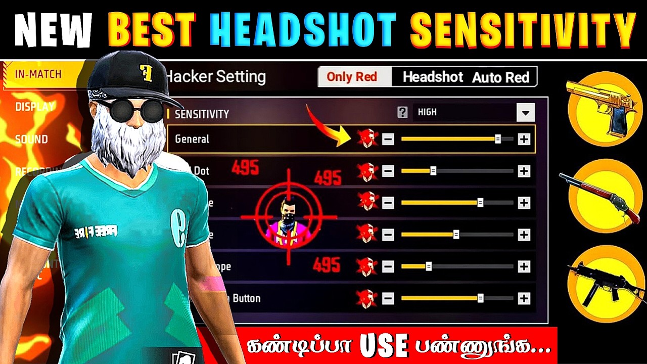 Free Fire Max Headshot Setting After Update 2026 ⚡Best Sensitivity Settings ⚙️ | Sensitivity Setting