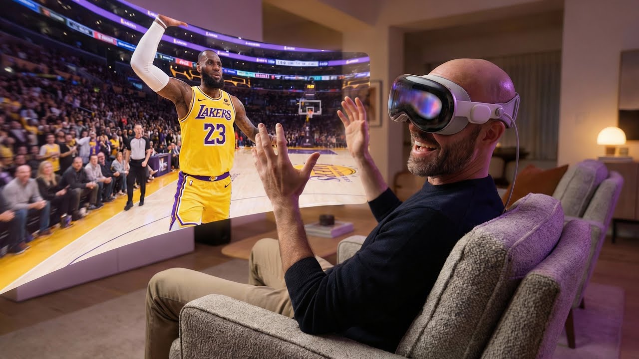 Я только что посмотрел первую в истории иммерсивную игру НБА на Vision Pro... Давайте обсудим это!