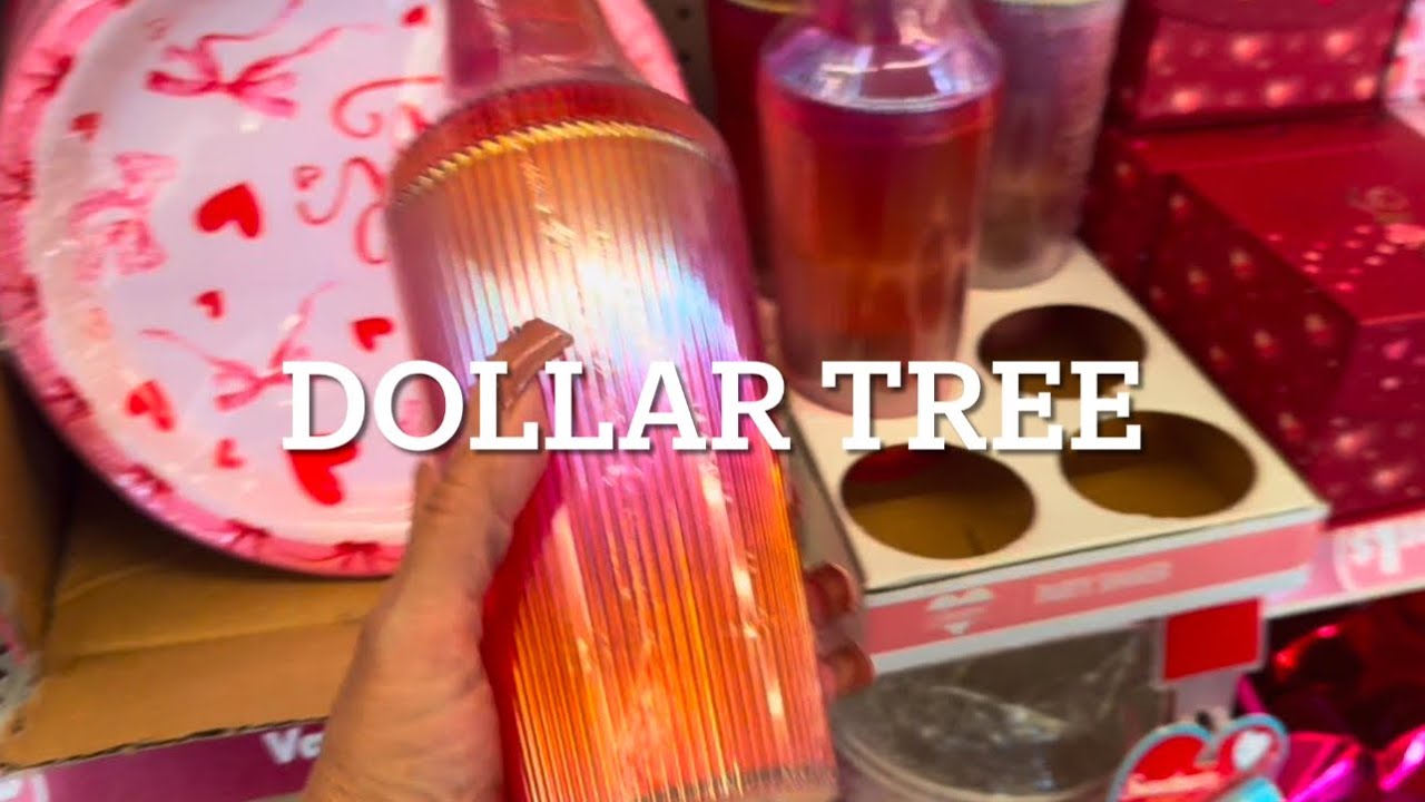 Shopping Vlog at Dollar Tree / Seasonal Valentines Day 