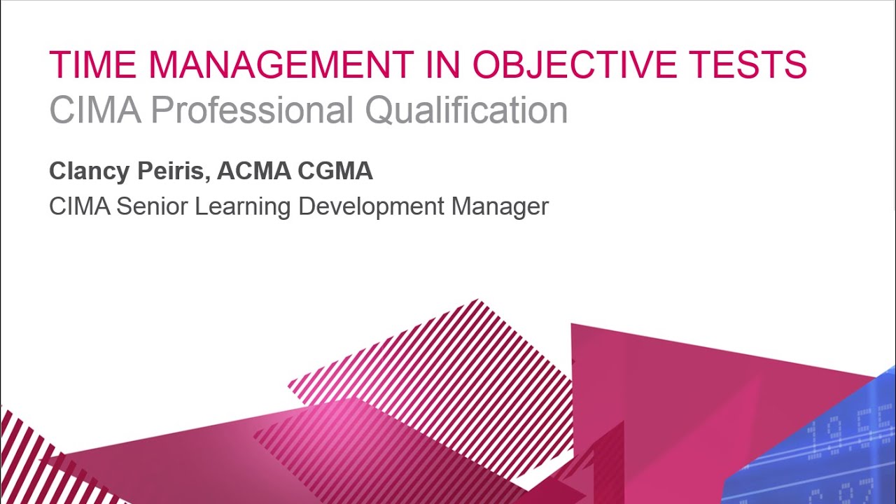 Time management and exam technique in OTs