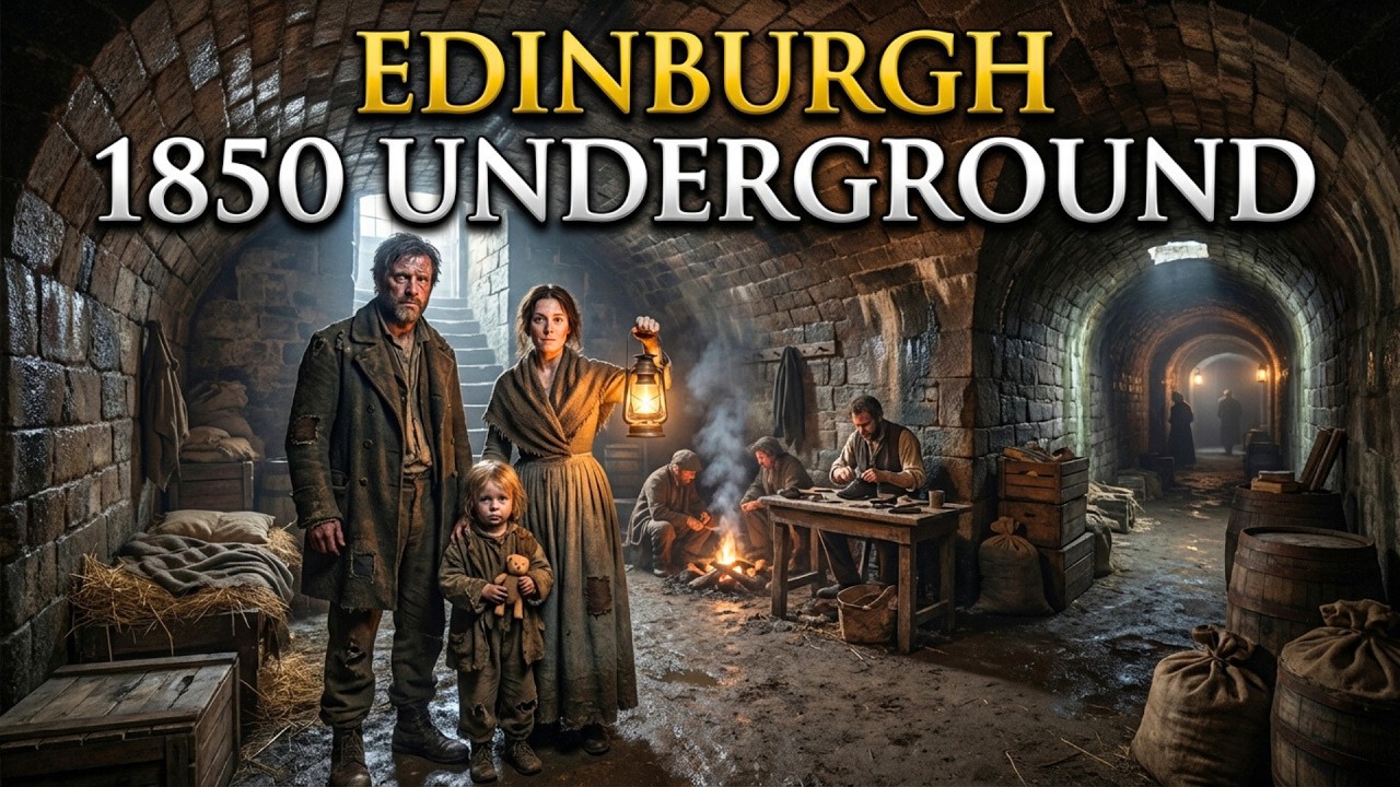 Victorian EDINBURGH 1850 — Inside the Underground City | Relaxation Bedtime History