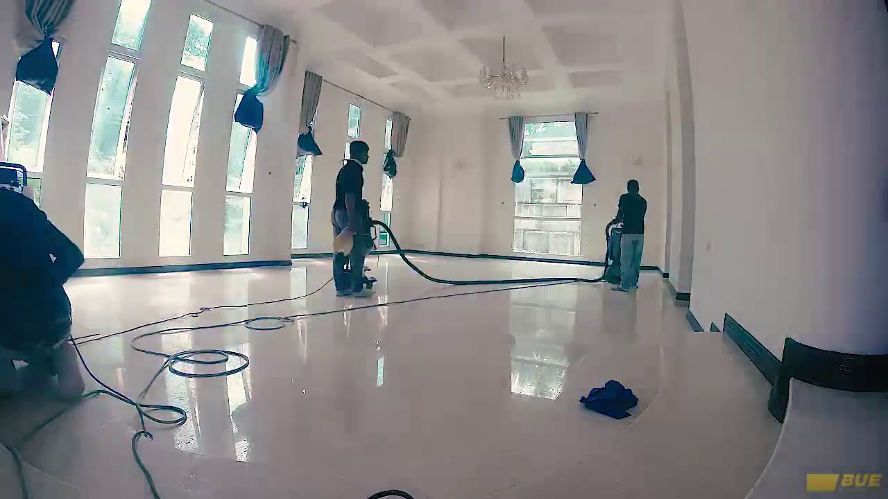 How to dry polish marble floor HD