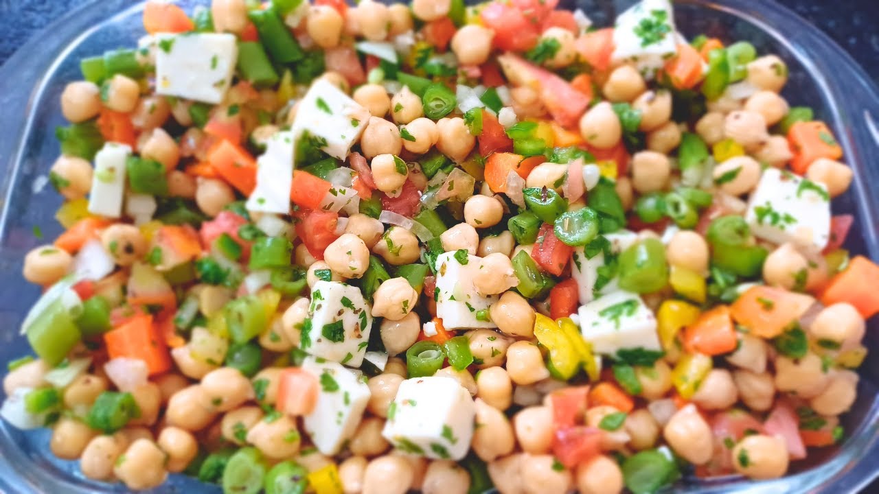 SALADA DE GRÃO-DE-BICO FÁCIL E DELICIOSA! O SEGREDO PARA UMA REFEIÇÃO LEVE E SABOROSA!