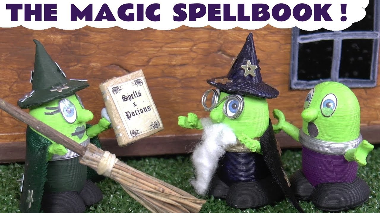 Funny Funlings Magic Spellbook Wizard vs Witch Story