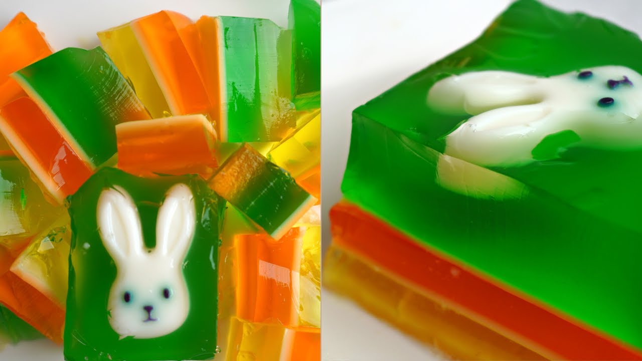 😭Ruined Bunny Jelly Cake | Easter Day Treats