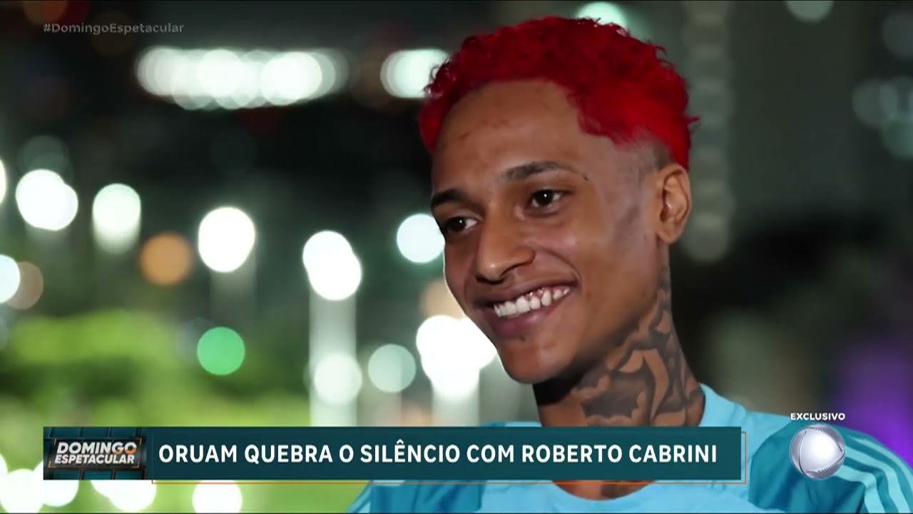 Cabrini: Oruam quebra o silêncio e fala pela primeira vez sobre as polémicas que envolvem o seu nome