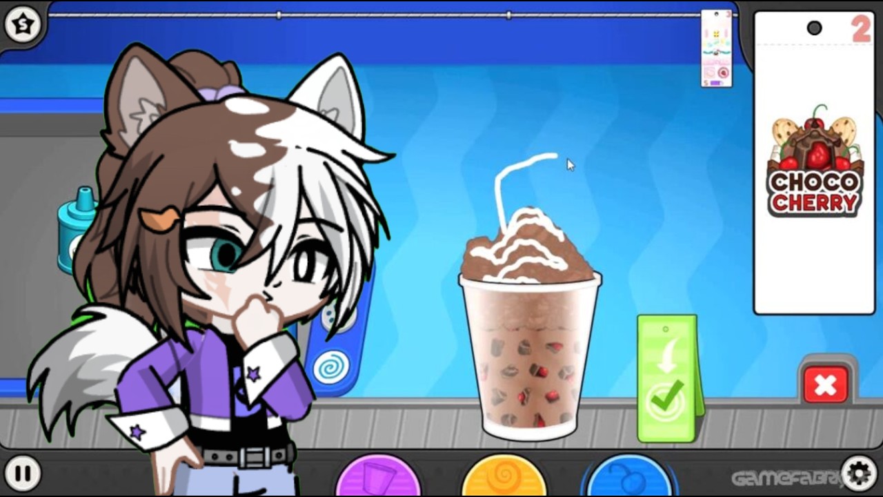 Making the best ice cream in Papa's Freezeria