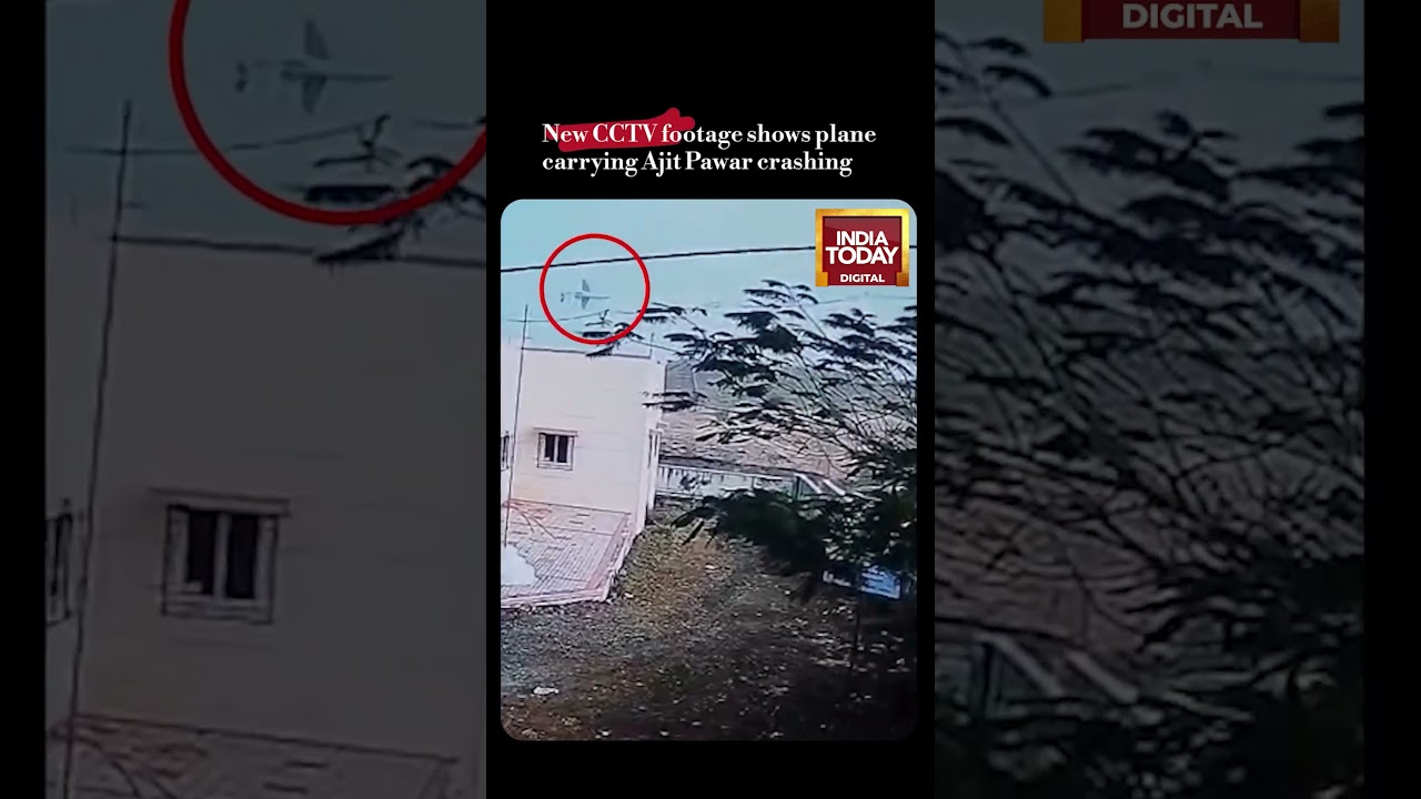 CCTV Captures Ajit Pawar Plane Crash & Explosion | India Today