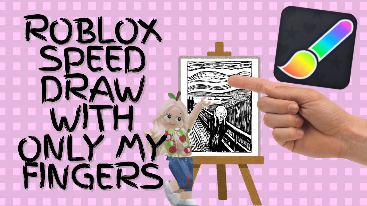 Roblox speed draw but I only use my FINGERS 