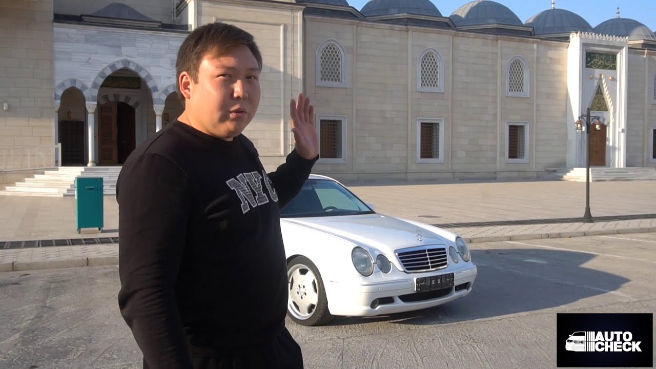 Авто обзор на Mercedes Benz E55 AMG в кузове W210.Один из последних живых в нашем городе.