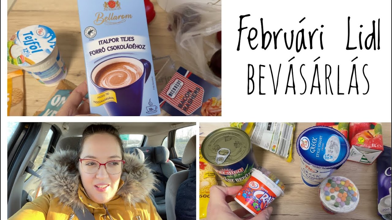 Lidl bevásárlás