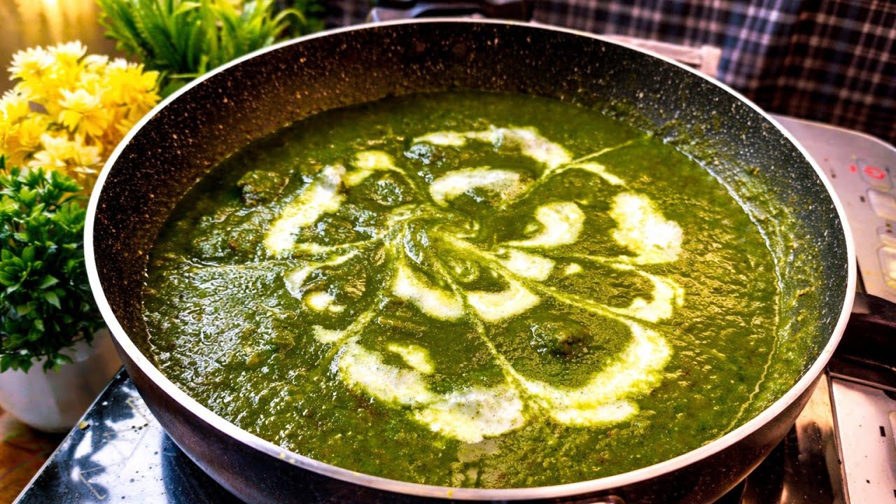सर्दी में 15 मिनट में बनाए झटपट पालक बेसन की सब्जी। Palak besan ki sabji #winterspecial 