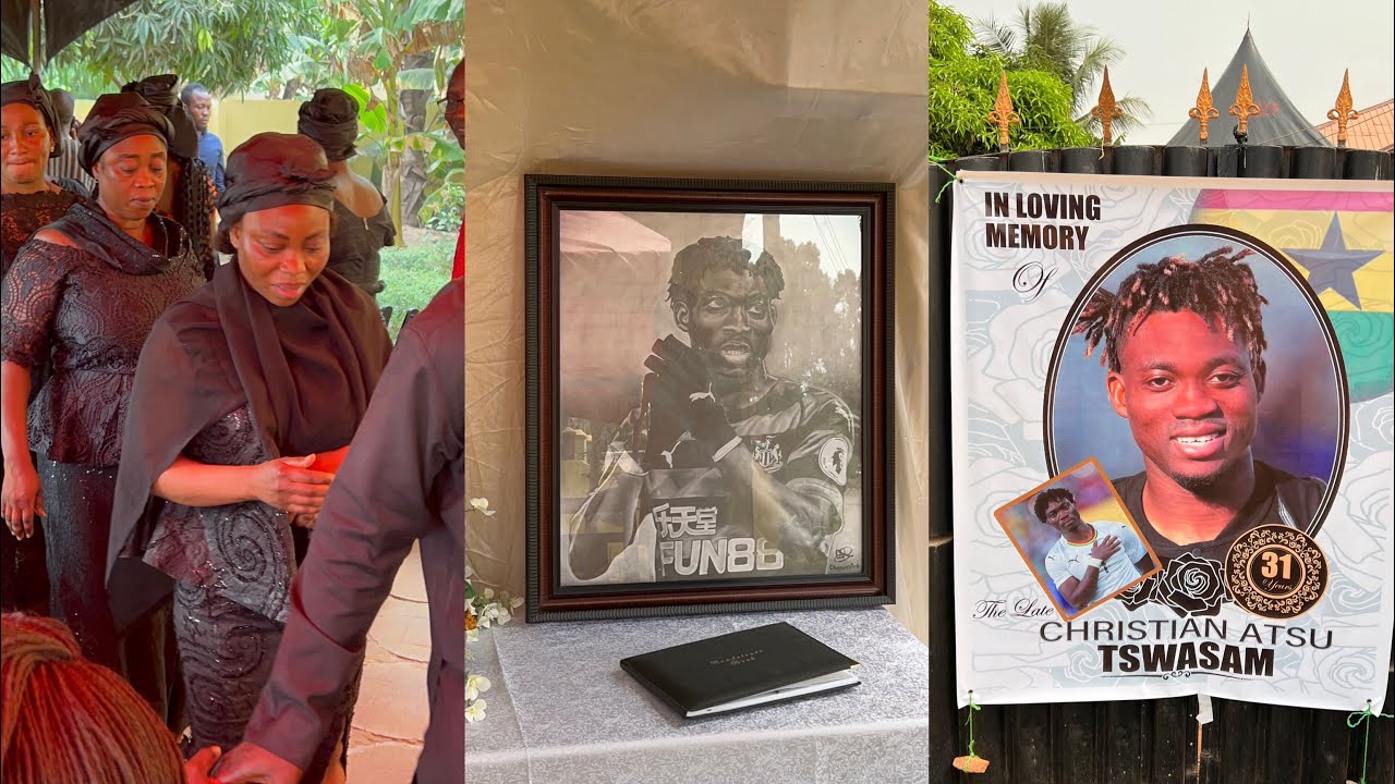 GFA,Minister of Sports & Family of Christian Atsu Set date for the 1week Celebrations 4th March💔😭