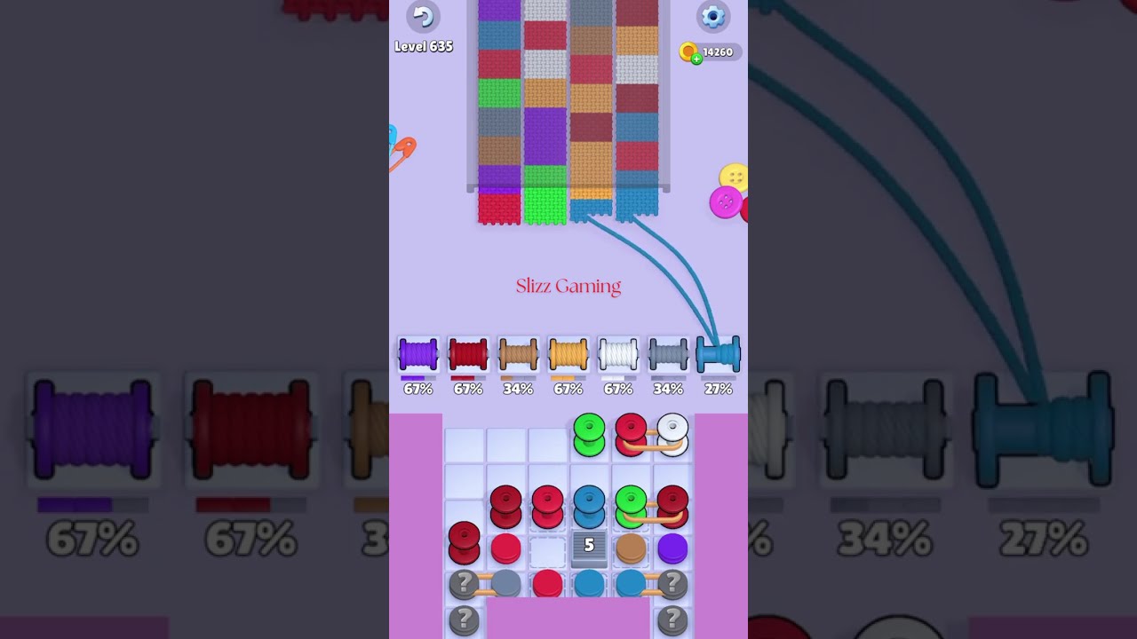 Knit Out - Level 635 Solution Walkthrough | No Boosters used
