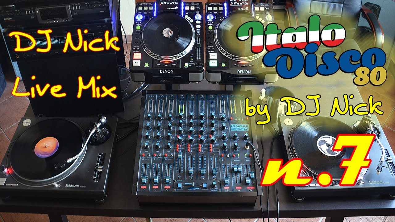 DJ NICK 80's Vinyl Italo-Disco Mix live 7