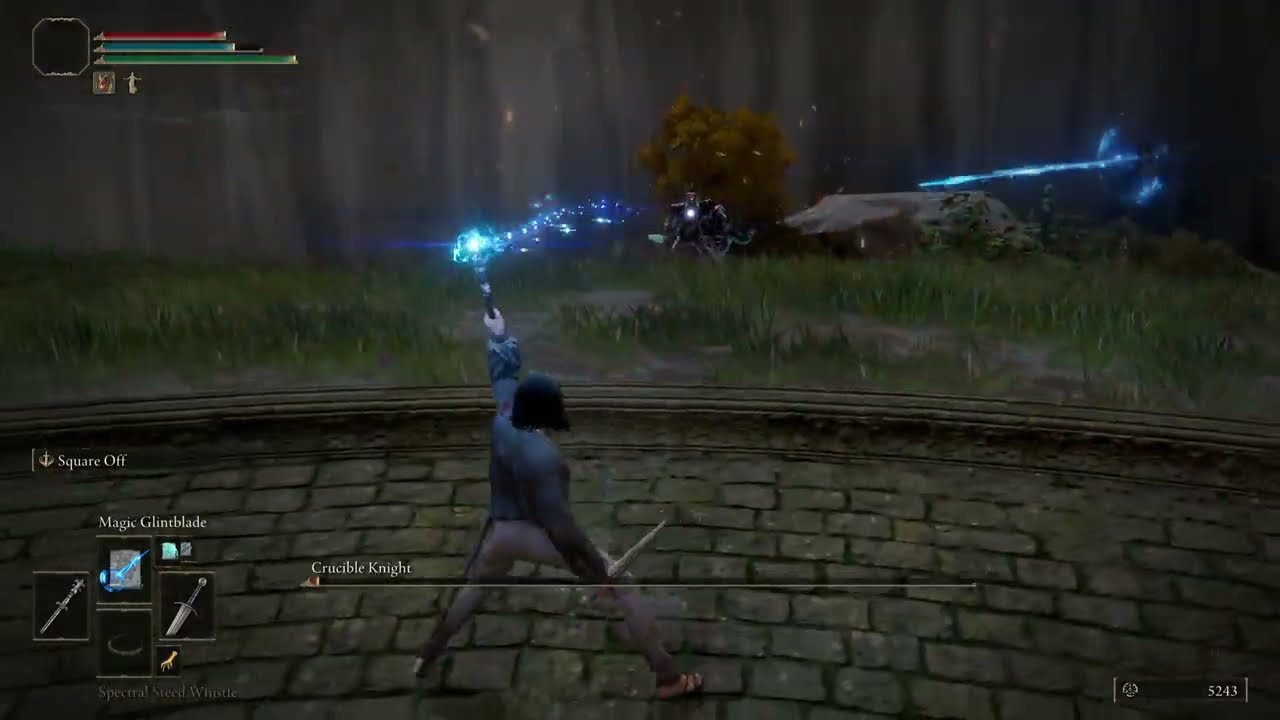 Elden Ring | Stormhill Evergaol Crucible Knight vs Low Level Mage | EASY