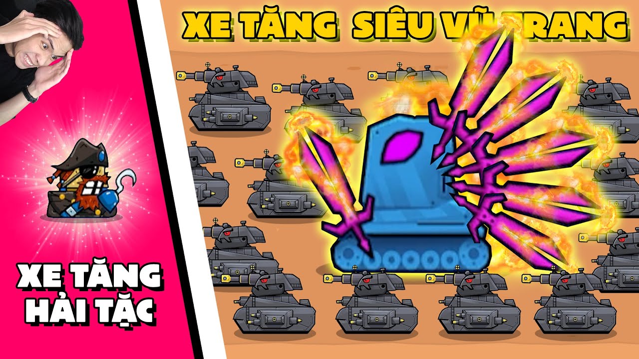 PobbRose Xe tăng HẢI TẶC vs Xe tăng SIÊU VŨ TRANG !!! (Thánh xe tăng) | Age of Tanks Warriors ✔