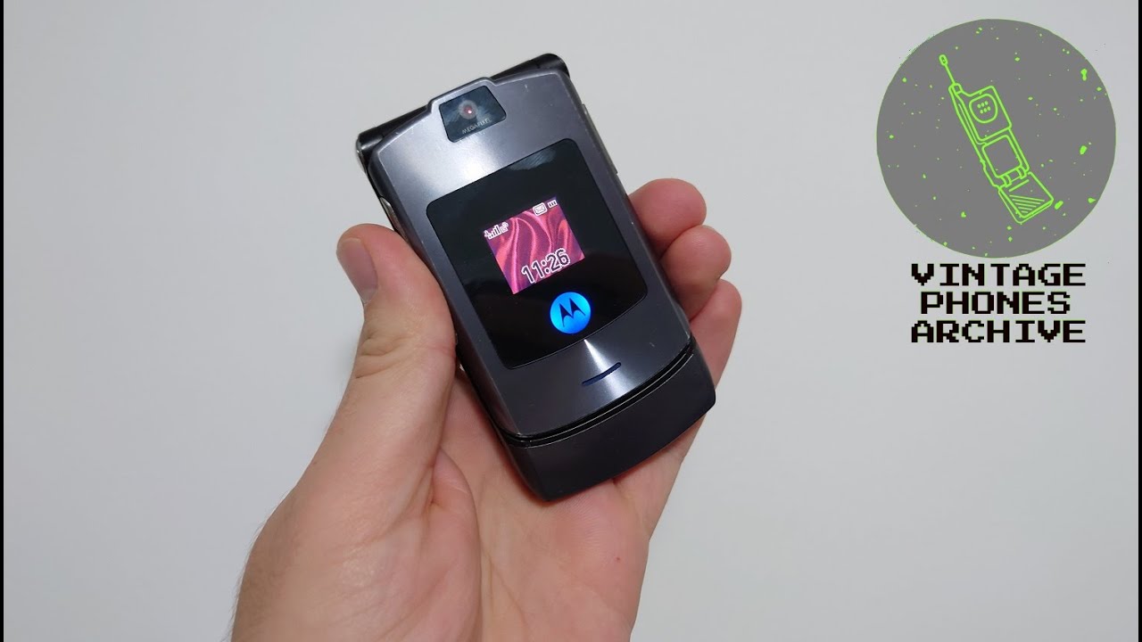 Motorola V3i RAZR Mobile phone menu browse, ringtones, games, wallpapers