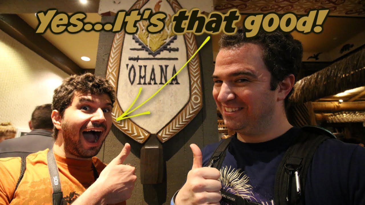 Best Meal at Disney World?!? Ohana for Dinner at the Polynesian Village Resort!