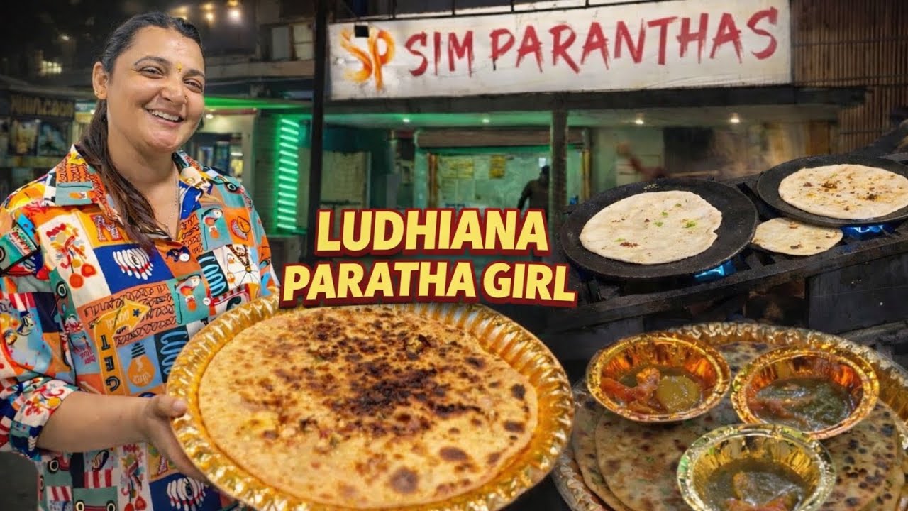 Ludhiana’s Night Paratha Queen 👑 | Open Till 4 AM