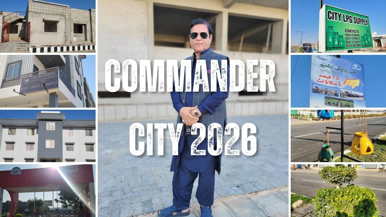 Commander City 2026 Update | 80 & 120 Sq Yard Discount Plots + CEO Exclusive Interview