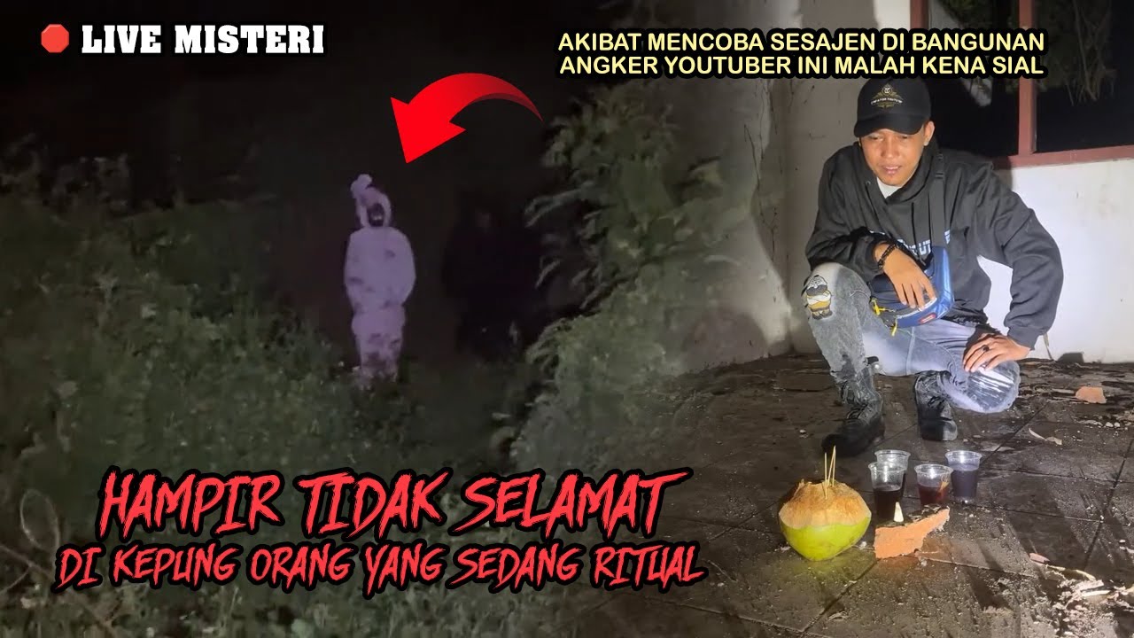 Dipukul Orang Ampe Pingsan, Pelaku Ritual Pesugihan Pocong Dirumah iblis.