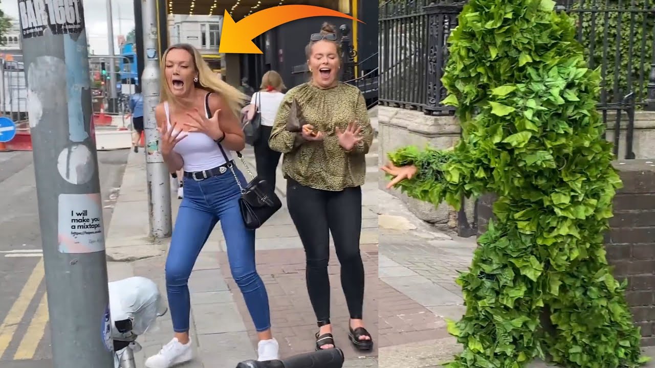 Living Statue Prank Watch the Chaos Unfold