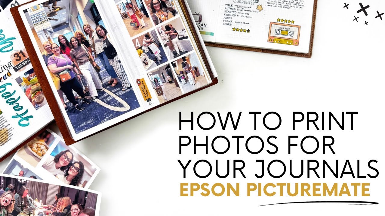 How To Print Different Sized Photos For Your Journals |  Epson PictureMate Printer