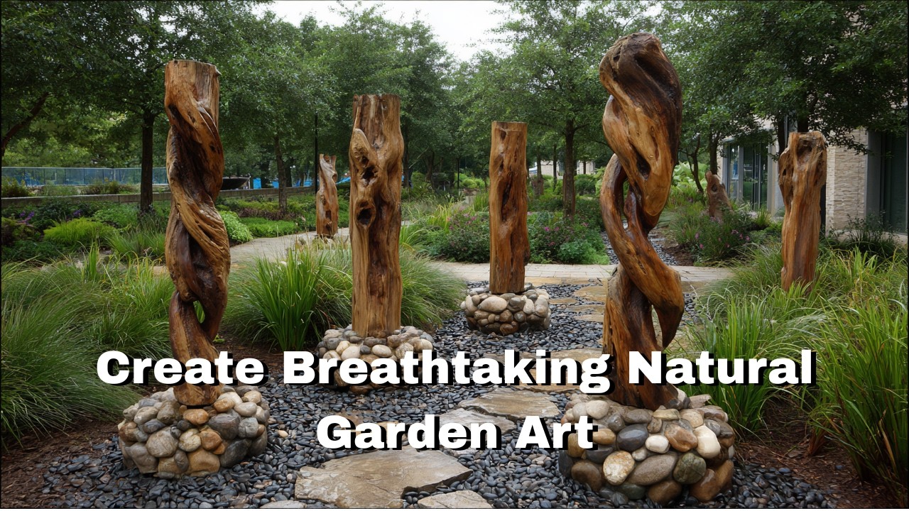 River Rocks & Driftwood: Create Breathtaking Natural Garden Art