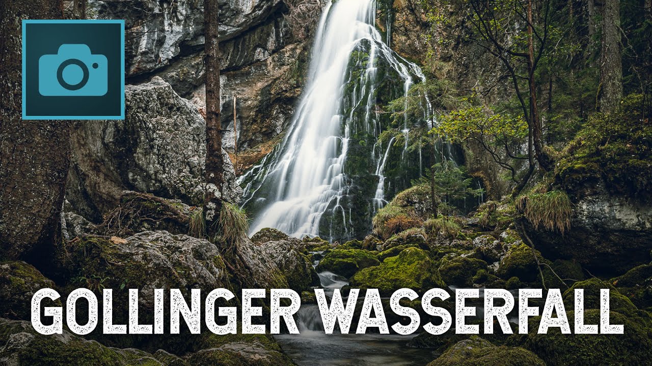 Ich fotografiere den GOLLINGER WASSERFALL!