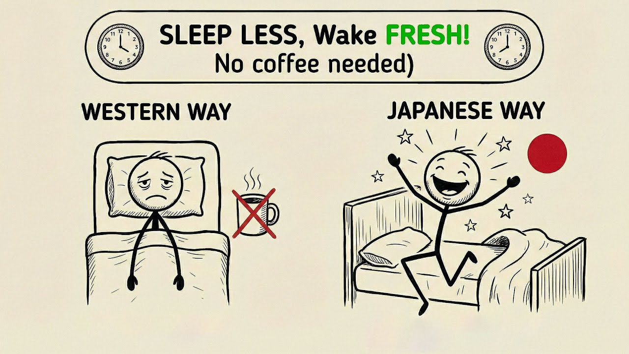 Why You Wake Up Tired (The Japanese Sleep Secret)