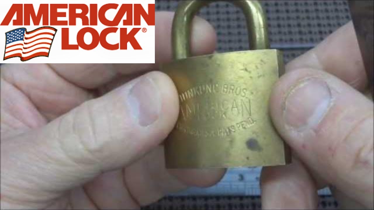 (100) American Padlock (Old Junkunc Brothers) Picked Open
