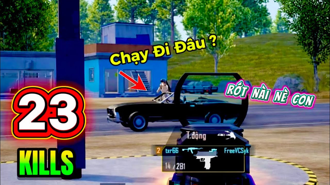Cặp Đôi Súng Huyền Thoại Đi Dí Cả Map 23 Kills | Pubg Mobile 