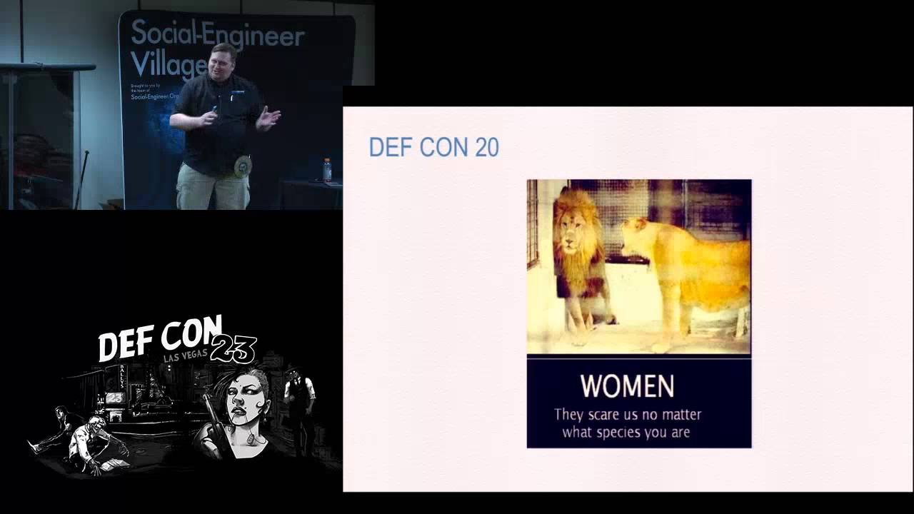 DEF CON 23 - Social Engineering Village - Chris Hadnagy - A Peek Behind the Blue Mask