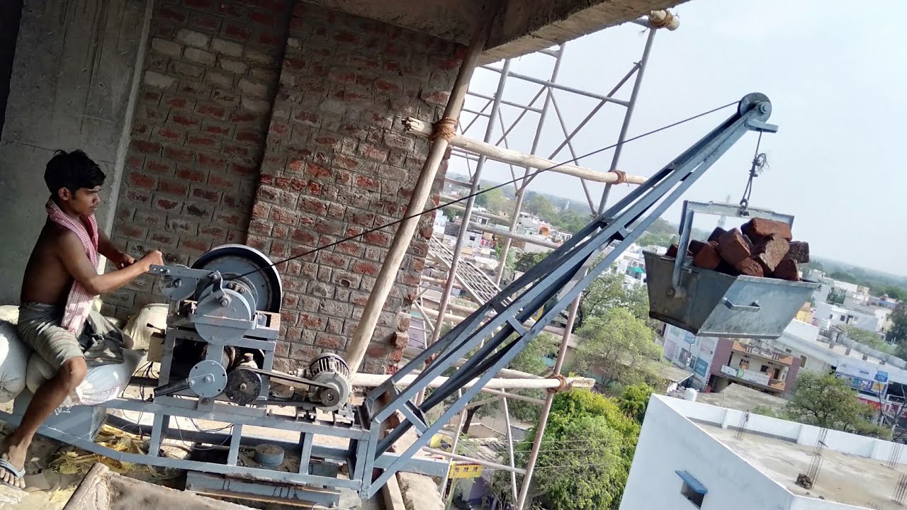 Contraction use electric lift machine