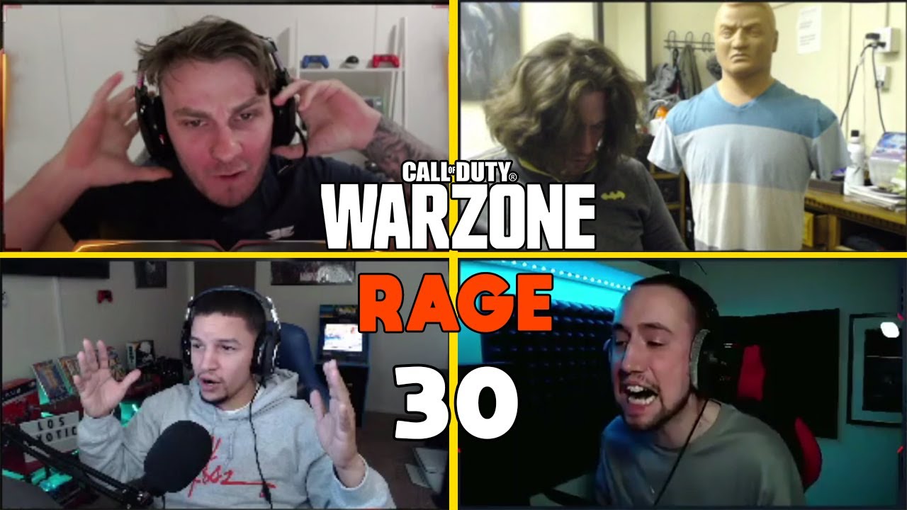 Warzone Twitch Streamers Ultimate Mega Rage compilation #30