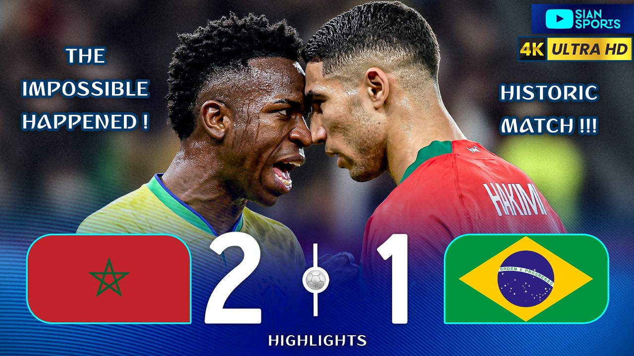 GOOSEBUMPS! THE WORLD STOPPED TO WATCH MOROCCO BEAT BRAZIL FOR THE FIRST TIME IN HISTORY