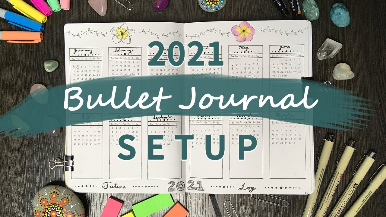 Bullet Journal Setup 2021