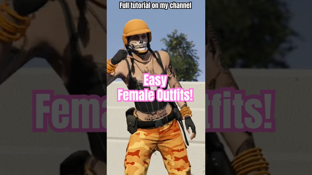 GTA5 4 Easy Female Outfits 💖 #shorts #gta5 #gta5online #gtaoutfits #gtashorts