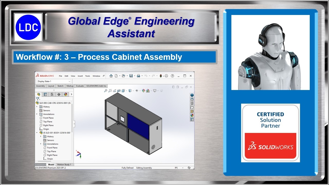 Global Edge® Engineering Assistant - Demo Section 3: Process Cabinet Assembly [Product Engineering]