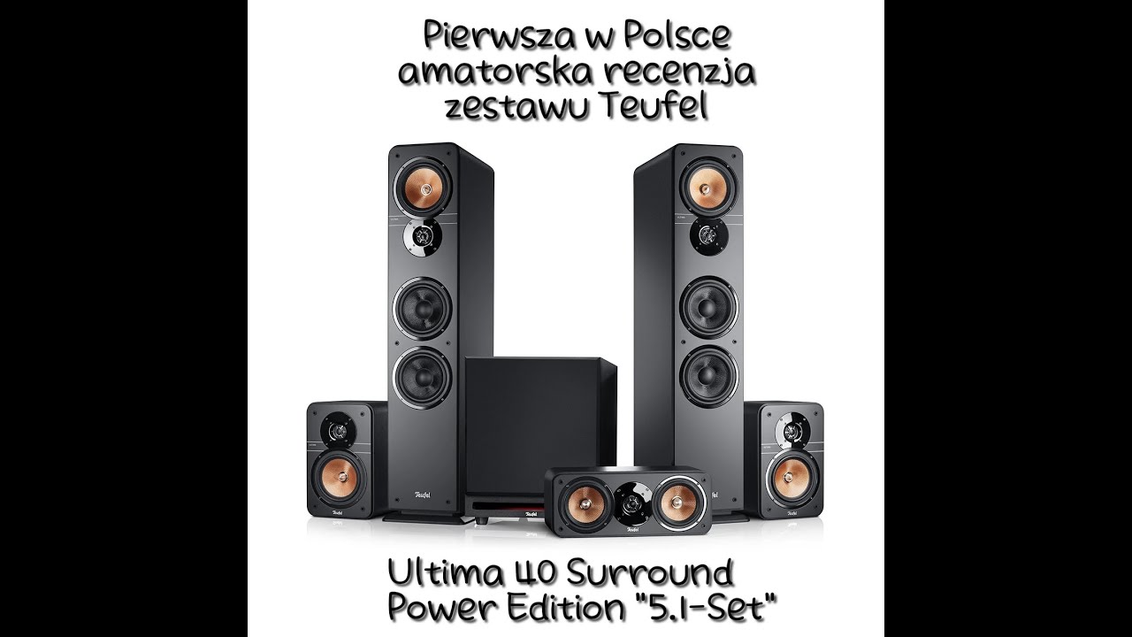 Pierwsza w Polsce amatorska recenzja zestawu Teufel Ultima 40 Surround Power Edition "5.1-Set"
