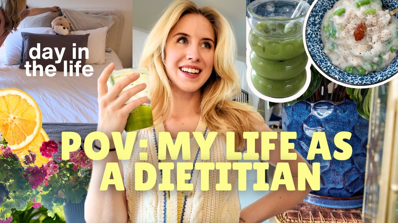 Day in the Life of a WFH Dietitian 💕 Schedule, Chaos, Work Tips