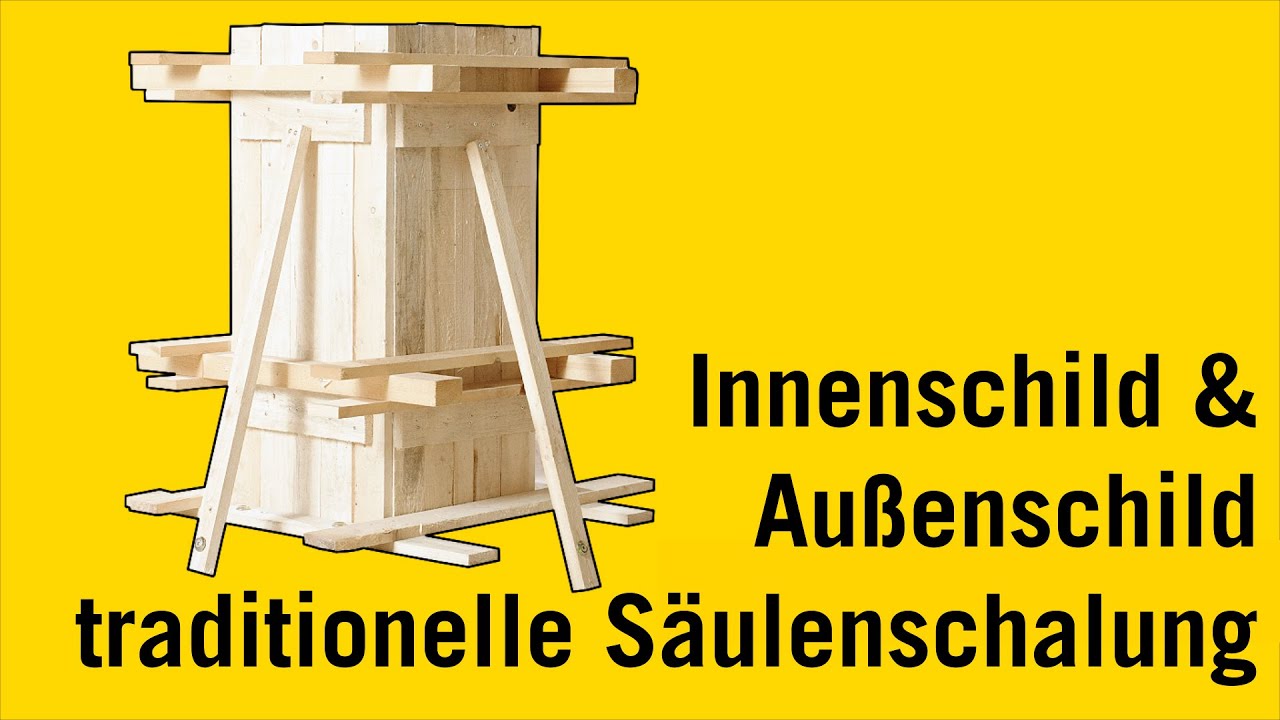Holzschalung - Die Säulenschalung herstellen.