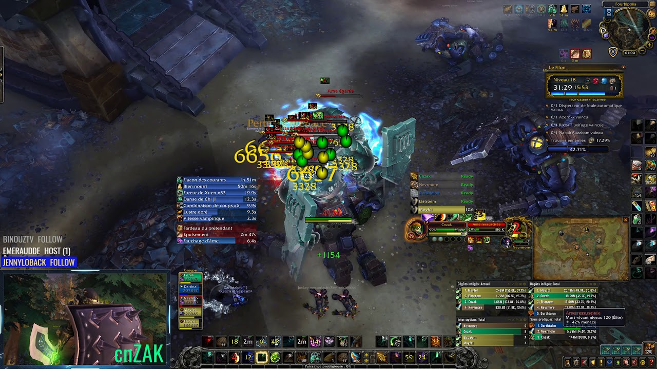 cnZAK | WW Monk | Mythic + | Motherload +18 [Timed]