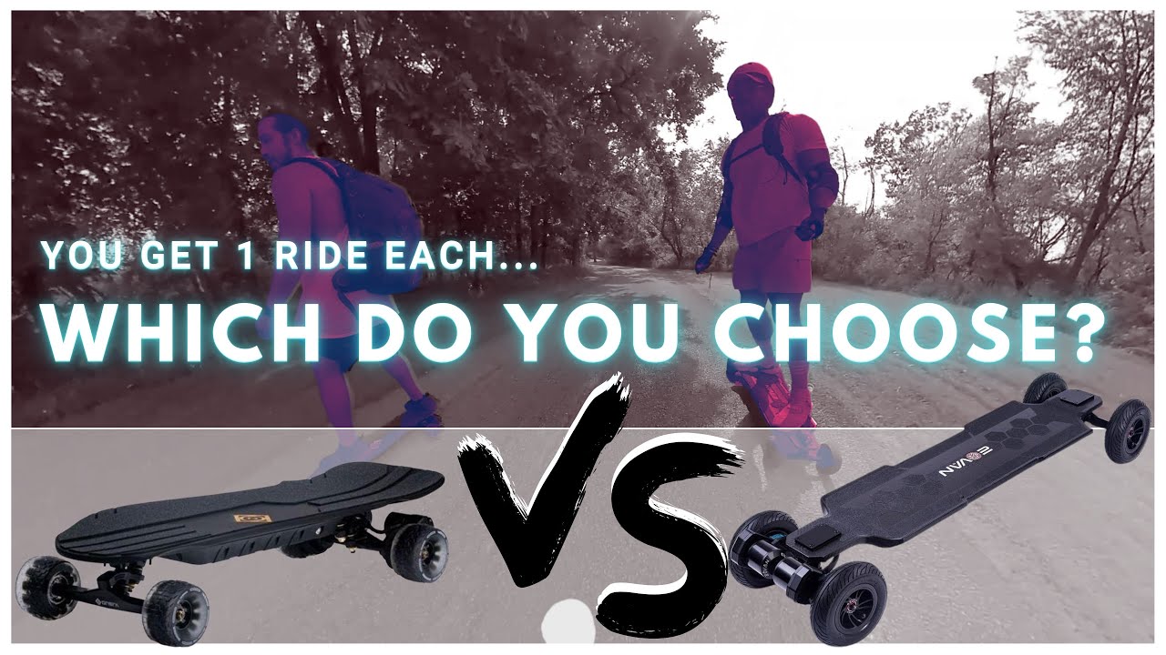 Boosted Board Rider Tries Onsra Challenger and Eovan GTS Carbon Pro for the 1st Time