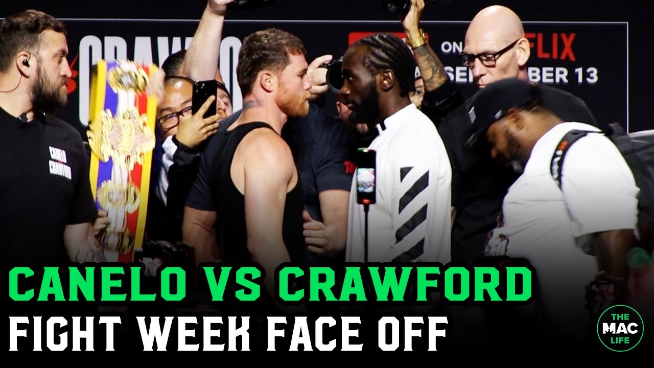 Canelo Alvarez vs. Terence Crawford Fight Week Face Off